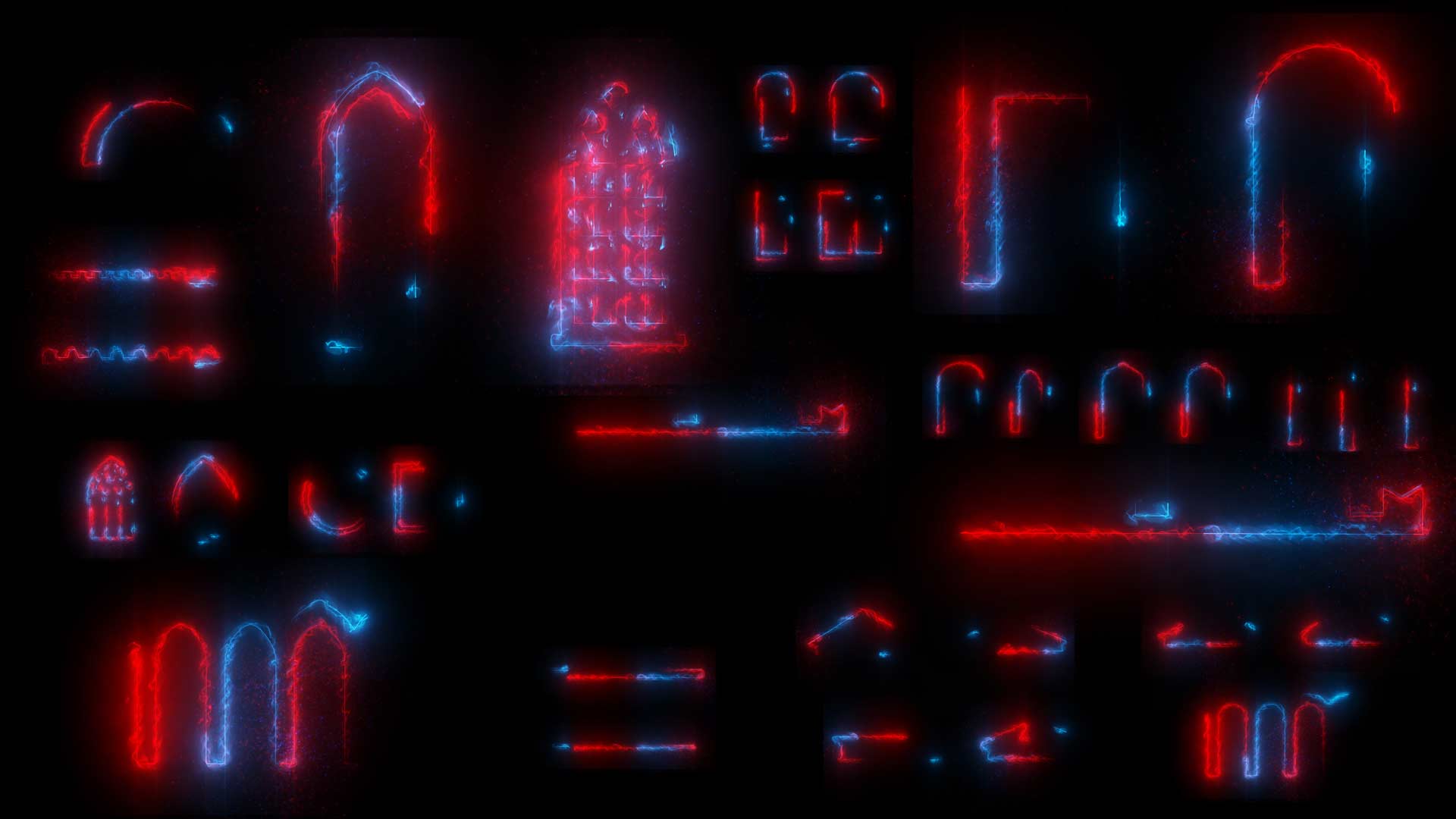 Neon Lines Video Mapping Toolkit